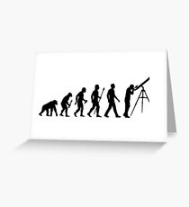 Funny Evolution of Astronomy Greeting Card