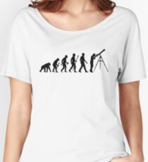 Funny Evolution of Astronomy Women's Relaxed Fit T-Shirt