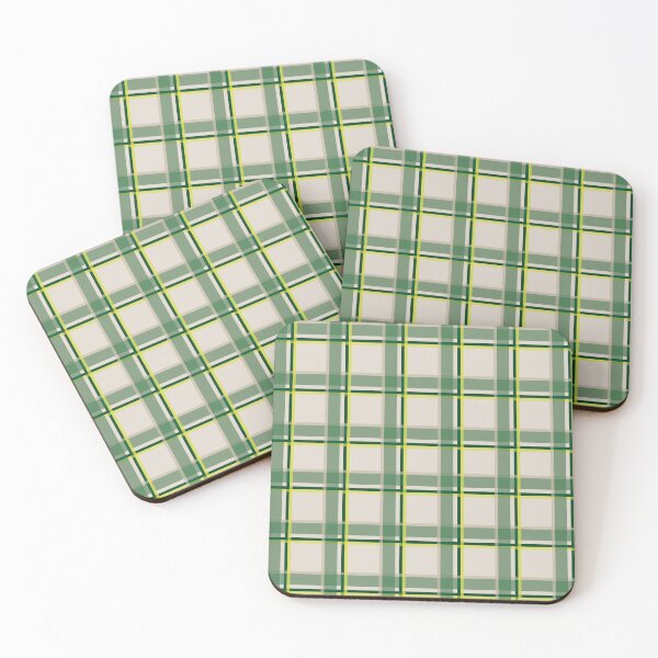 Item preview, Green and Tan plaid line pattern designed and sold by BLMcreations.