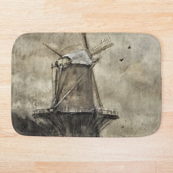 Item preview, Windmill in Winter, by Jacob Maris designed and sold by SEEMUELLER.
