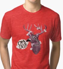 Oh deer Tri-blend T-Shirt