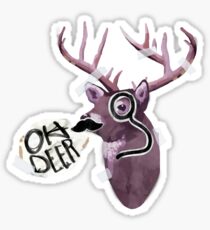 Oh deer Sticker