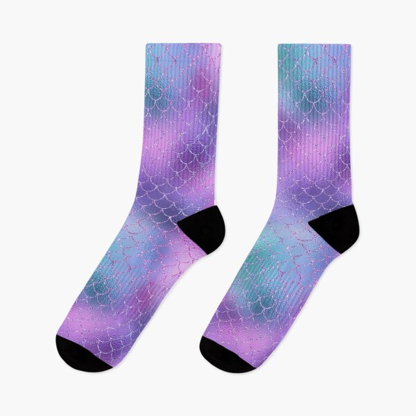 Artikelvorschau, Lila blaue Meerjungfrau Textur Trend entworfen und verkauft von Inspireaglow.