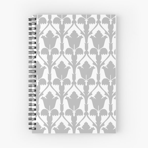 Item preview, 221B Wallpaper, Gray on White designed and sold by TimeLady's Closet.