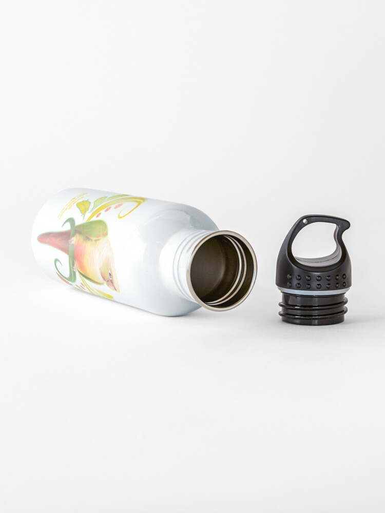 Alternate view of Pineapple Green Cheek Conure Water Bottle