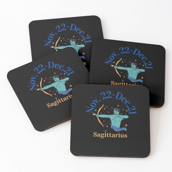 Item preview, Sagittarius Zodiac Sign Blue  and Yellow Design designed and sold by Archer25.