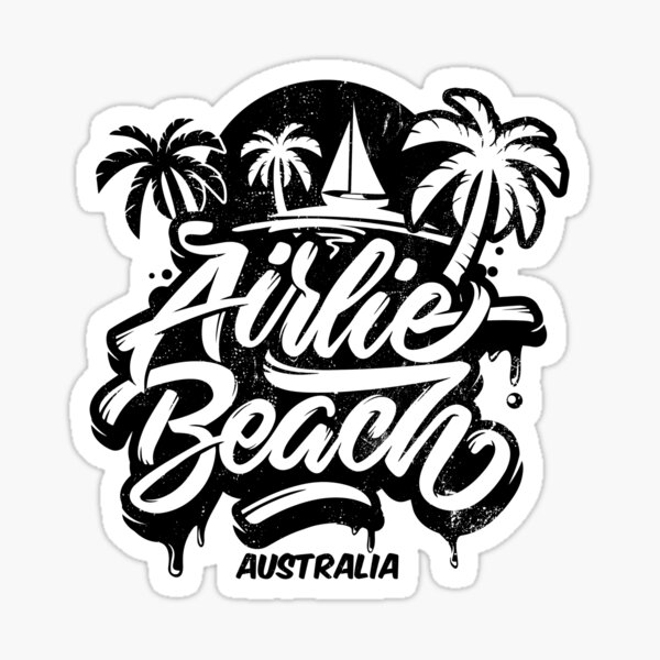 Item preview, Airlie Beach - Lettering designed and sold by Lucky Roo.