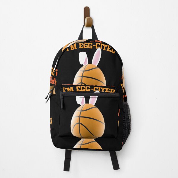 Item preview, I'm Egg-cited About Sports | Easter Basketball Fan designed and sold by GravitiTees.