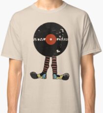 Funny Vinyl Records Lover - Grunge Vinyl Record Classic T-Shirt