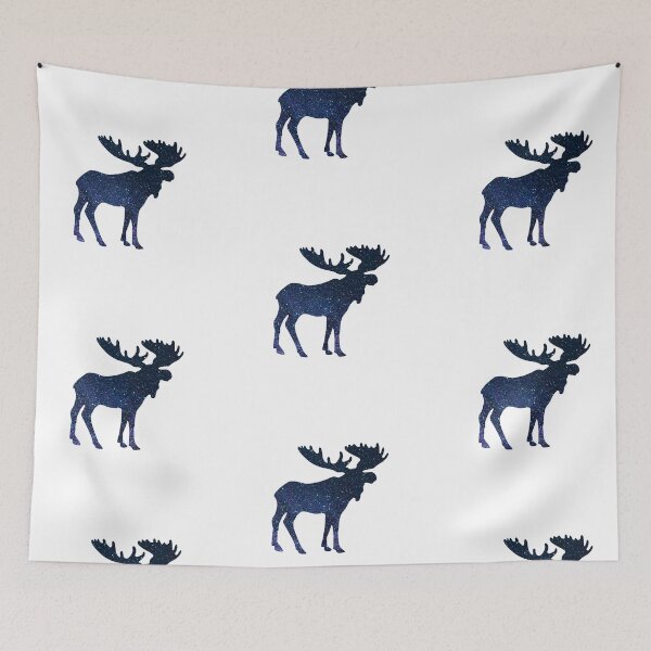 Item preview, Moose Starry Night Sky Silhouette designed and sold by MinnesotApparel.