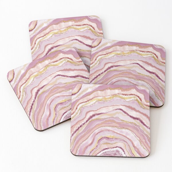 Item preview, Pink and gold agate designed and sold by MLD112.