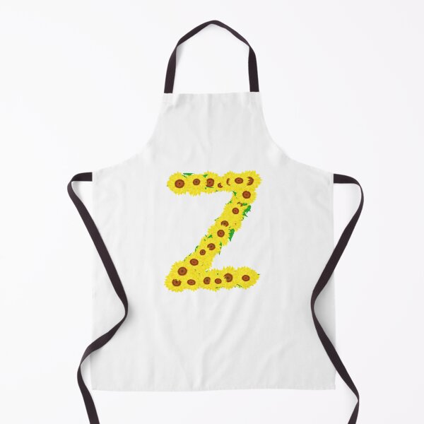 Item preview, Sunflowers Initial Letter Z (White Background) designed and sold by ArtByLM.