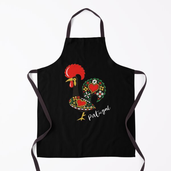 Item preview, Galo de Barcelos Portuguese Rooster Design White Letters designed and sold by MerchLovers.