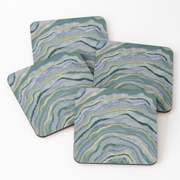 Item preview, Green and gold agate designed and sold by MLD112.