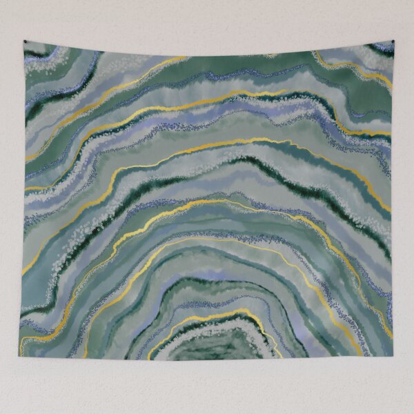 Item preview, Green and gold agate designed and sold by MLD112.