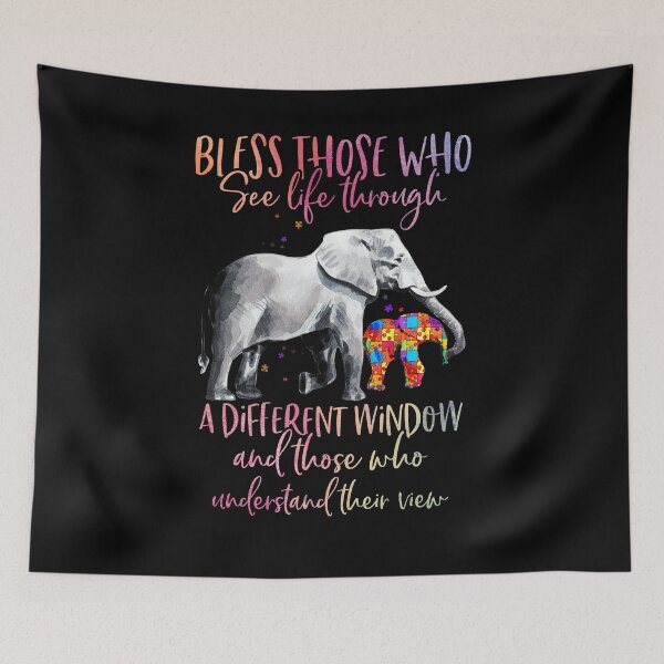 Item preview, Bless Those Who See Life Through A Different Window And Those Who Understand Their View designed and sold by BaseStore.