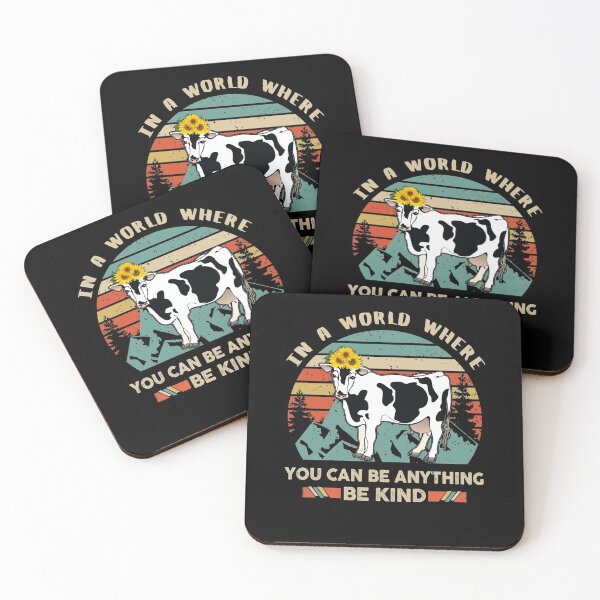 Item preview, In a world where you can be anything be kind cow designed and sold by Colleen206.