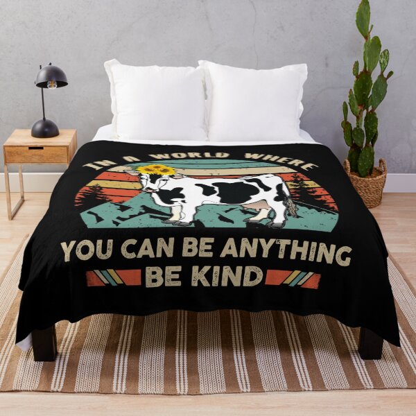 Item preview, In a world where you can be anything be kind cow designed and sold by Colleen206.