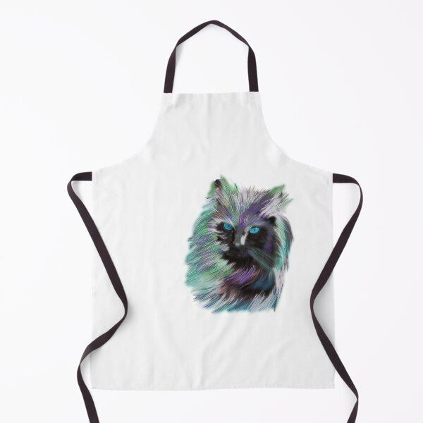 Item preview, Tiger Cat Cat portrait Blue eyed - Spring FLowers designed and sold by goedesign.