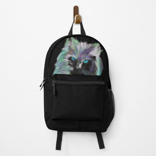 Item preview, Tiger Cat Cat portrait Blue eyed - Spring FLowers designed and sold by goedesign.