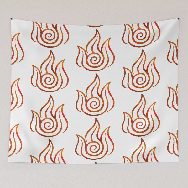Item preview, Fire Nation Symbol designed and sold by SmolPotatoShop.