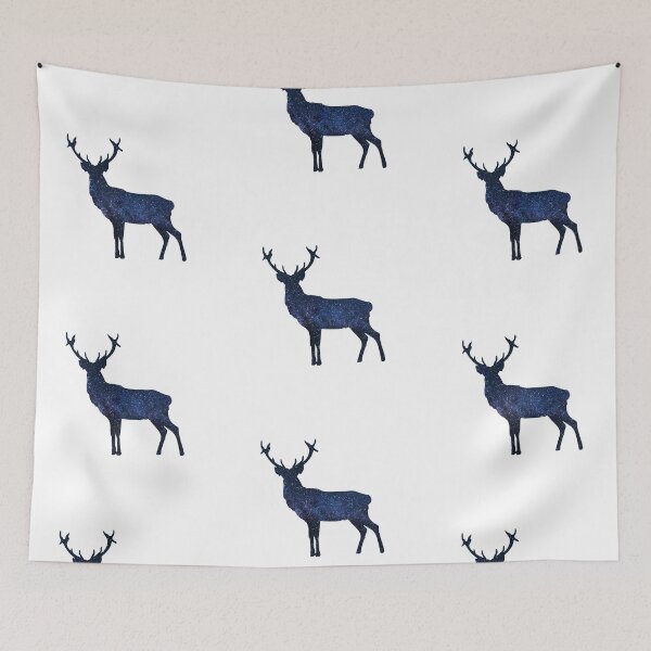 Item preview, Deer Silhouette Starry Night designed and sold by MinnesotApparel.