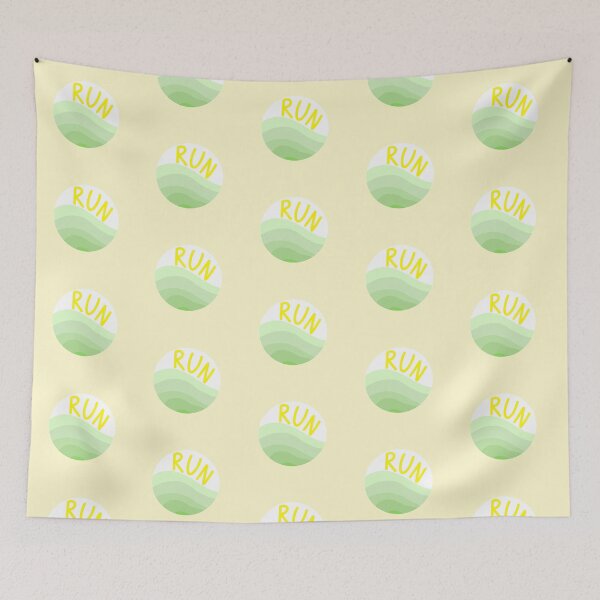Item preview,  "RUN" yellow and green designed and sold by savdesigns623.