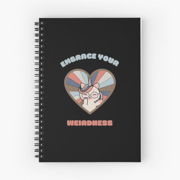 Item preview, Embrace your weirdness - a cute kawaii kitty unicorn designed and sold by ShermanPhil.