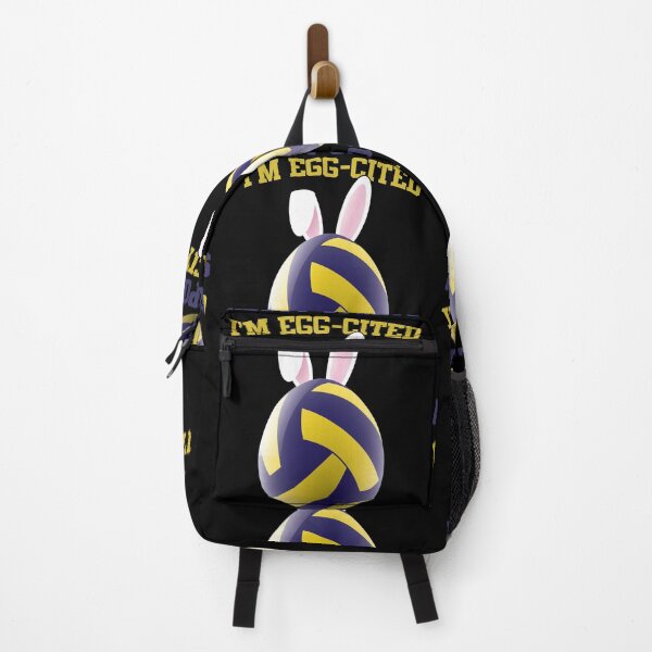 Item preview, I'm Egg-cited About Sports | Easter Volleyball Fan designed and sold by GravitiTees.