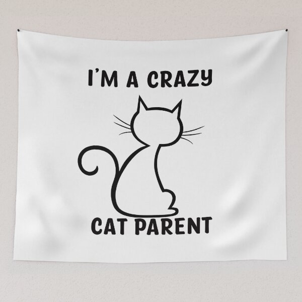 Item preview, I'm a Crazy Cat Parent Shirts and More designed and sold by Jungleful33.