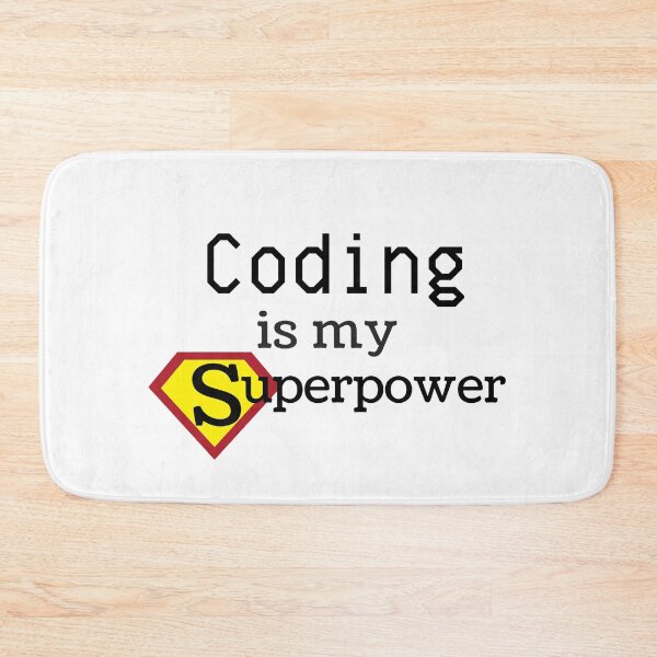 Item preview, Coding is my Superpower designed and sold by jadedscientist.