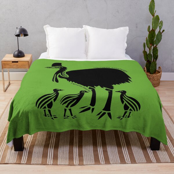 Item preview, Cassowary with Chicks. Iconic Australian Animal. designed and sold by BOLD-Australia.