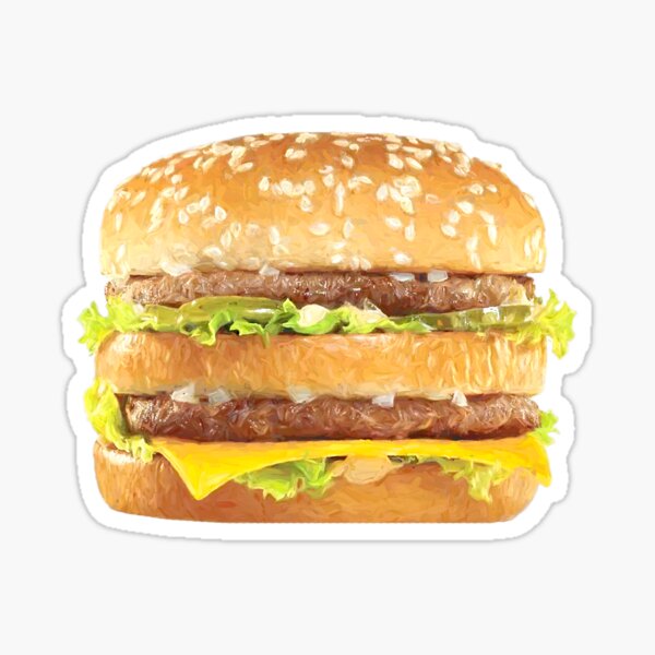 Big Mac Painting Sticker