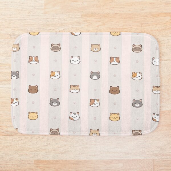 Item preview, Cat Stripes Pattern {Pink} designed and sold by minkipp.