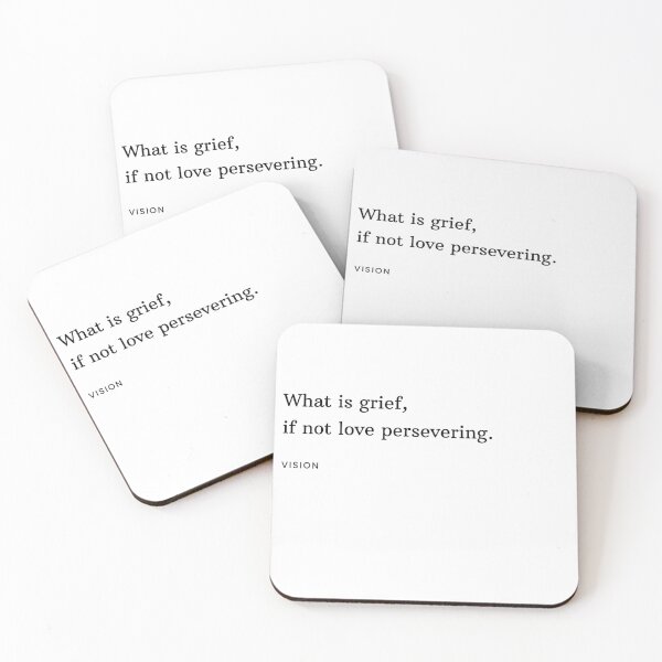 Item preview, What is grief, if not love persevering quote  designed and sold by Iampainted.