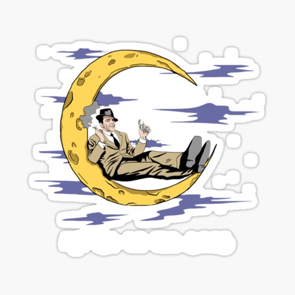Moonlight Frank Sinatra frank sinatra Sticker