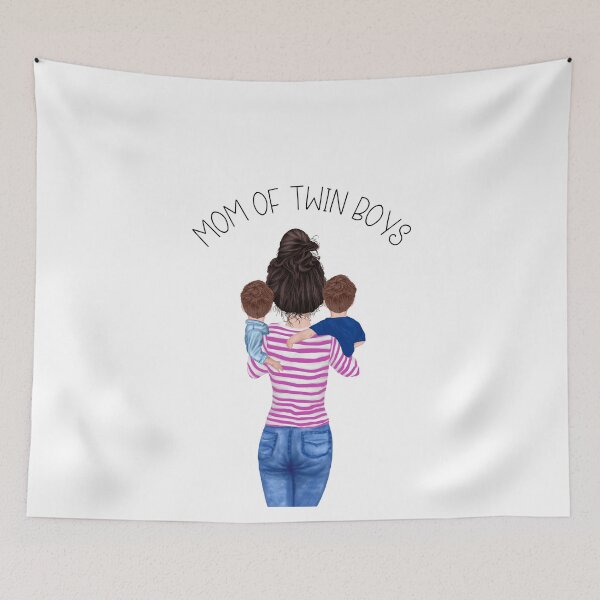 Item preview, Mom of Twin Boys - Twin Mom Gifts designed and sold by WUOdesigns.