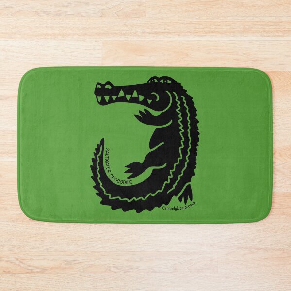 Item preview, Crocodile. Iconic Australian Animal. Silhouette with name designed and sold by BOLD-Australia.