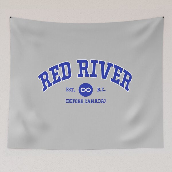 Item preview, Red River Metis Pride Varsity Lettering designed and sold by erindknight.