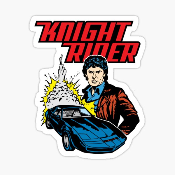 Kitt Knight Rider Stickers | Redbubble