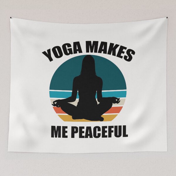 Item preview, Yoga Makes Me Peaceful Shirts and More designed and sold by Jungleful33.