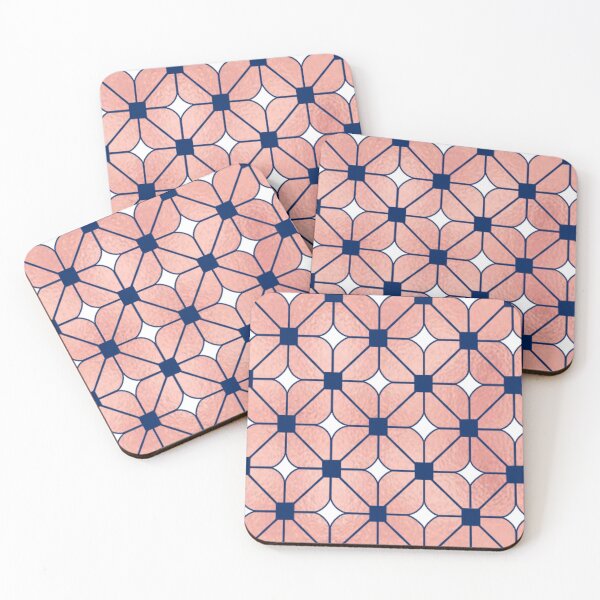 Item preview, Rose gold and navy pattern 1 designed and sold by MLD112.