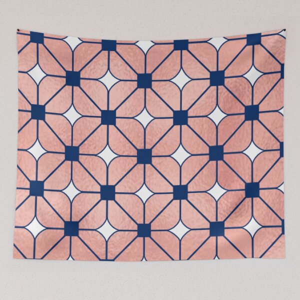 Item preview, Rose gold and navy pattern 1 designed and sold by MLD112.