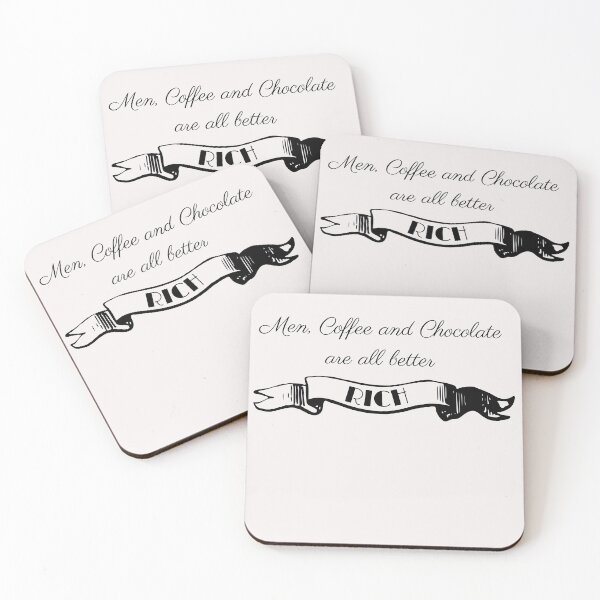Item preview, Copy of Men, cofee and chocolate are all better rich designed and sold by Shirtgame.
