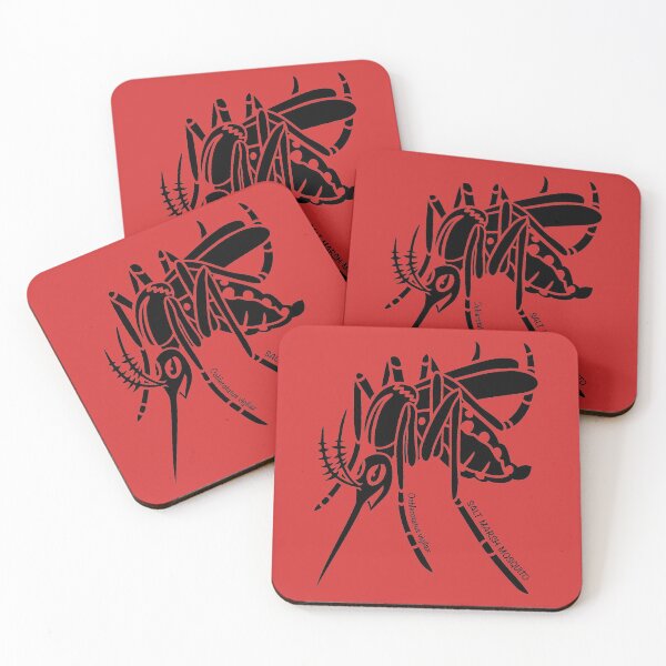 Item preview, Mosquito. Iconic Australian Animal. Silhouette with name. designed and sold by BOLD-Australia.