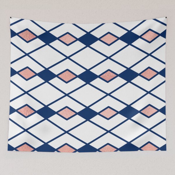 Item preview, Rose gold, navy and white pattern designed and sold by MLD112.