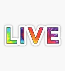 Live Tie Dye Sticker