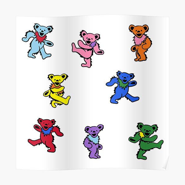 Mini Dancing Bears Poster