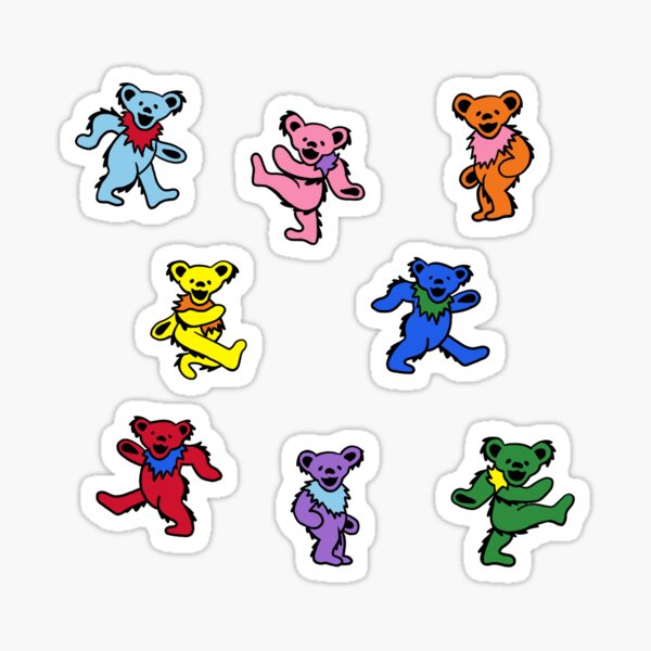 Mini Dancing Bears Sticker