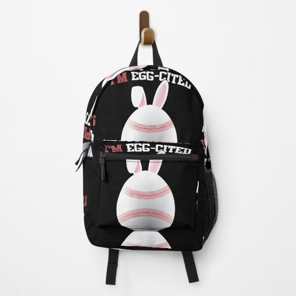 Item preview, I'm Egg-cited About Sports | Easter Baseball Fan designed and sold by GravitiTees.